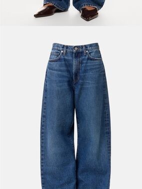 Joe's Jeans Wide-Leg Flare in Medium Blue Wash